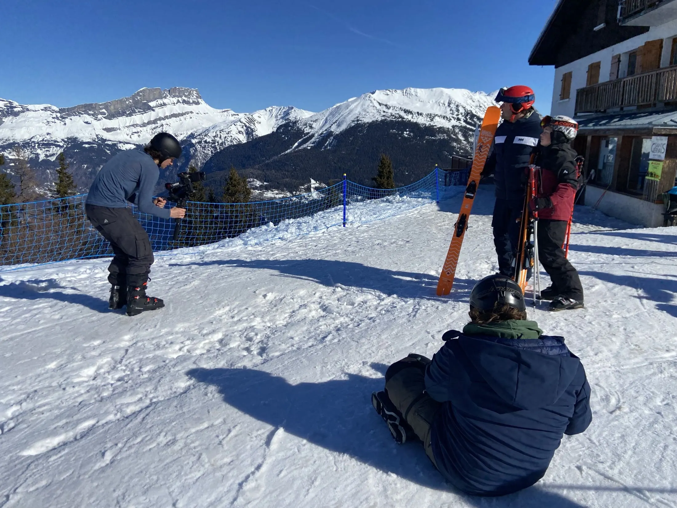Montagne enneigée