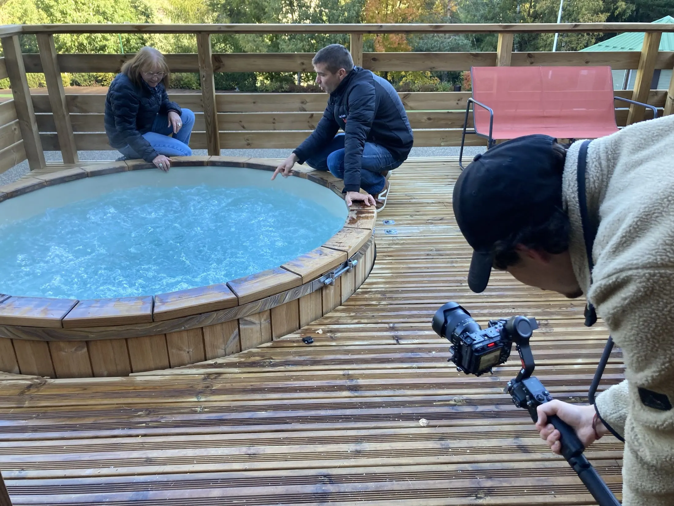 Equipe Montagne TV Production en tournage